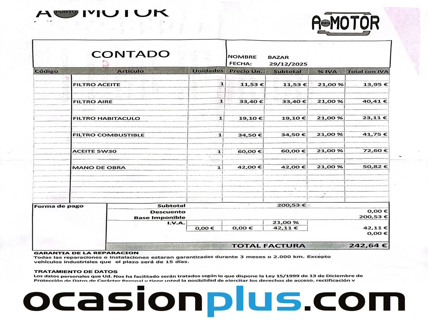 Foto del mantenimiento del Opel Astra Opel Astra 1.7 CDTI S&S Excellence (110 CV)