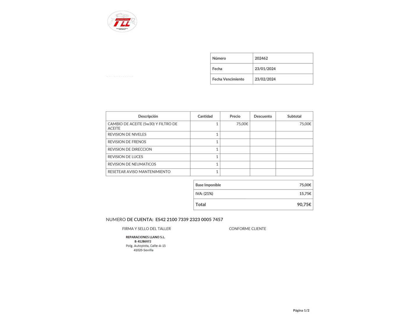 Foto del mantenimiento del Ford Puma Ford Puma EcoBoost MHEV ST-Line X (125 CV)