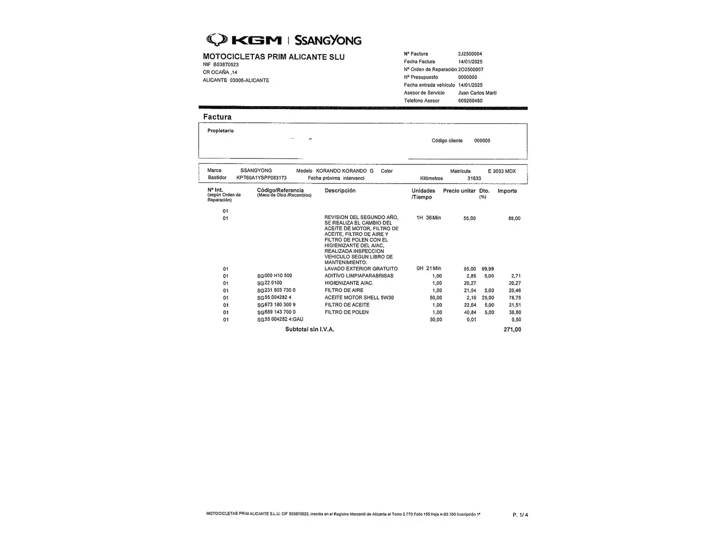 Foto SsangYong Korando Ssangyong Korando G15T Urban Plus (149 CV) GLP