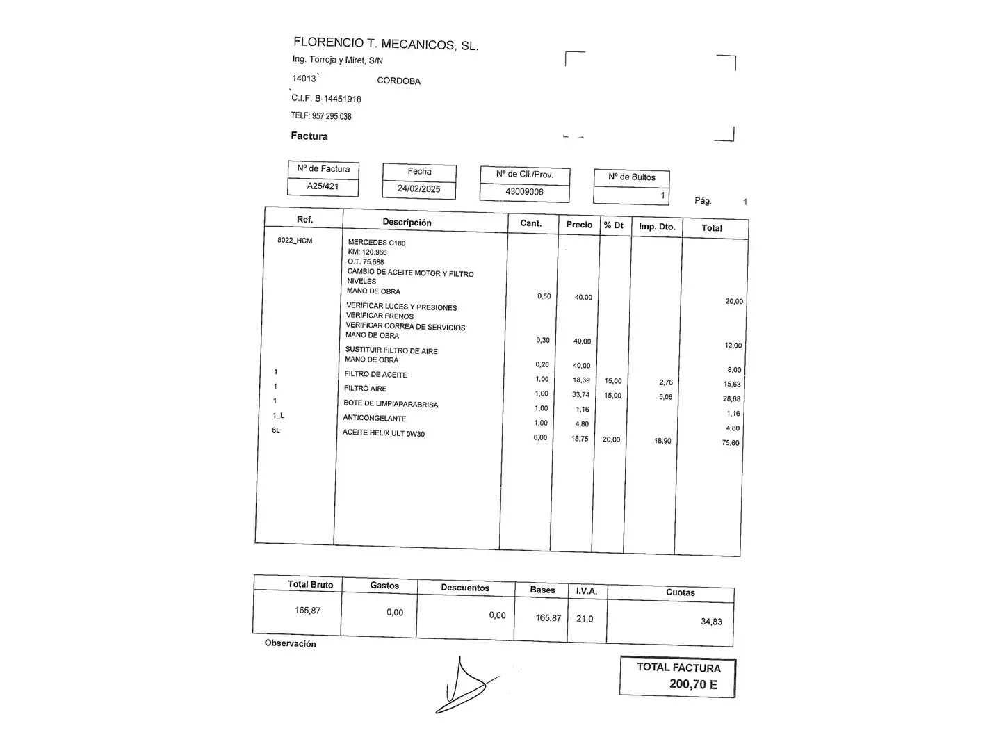 Mantenimiento