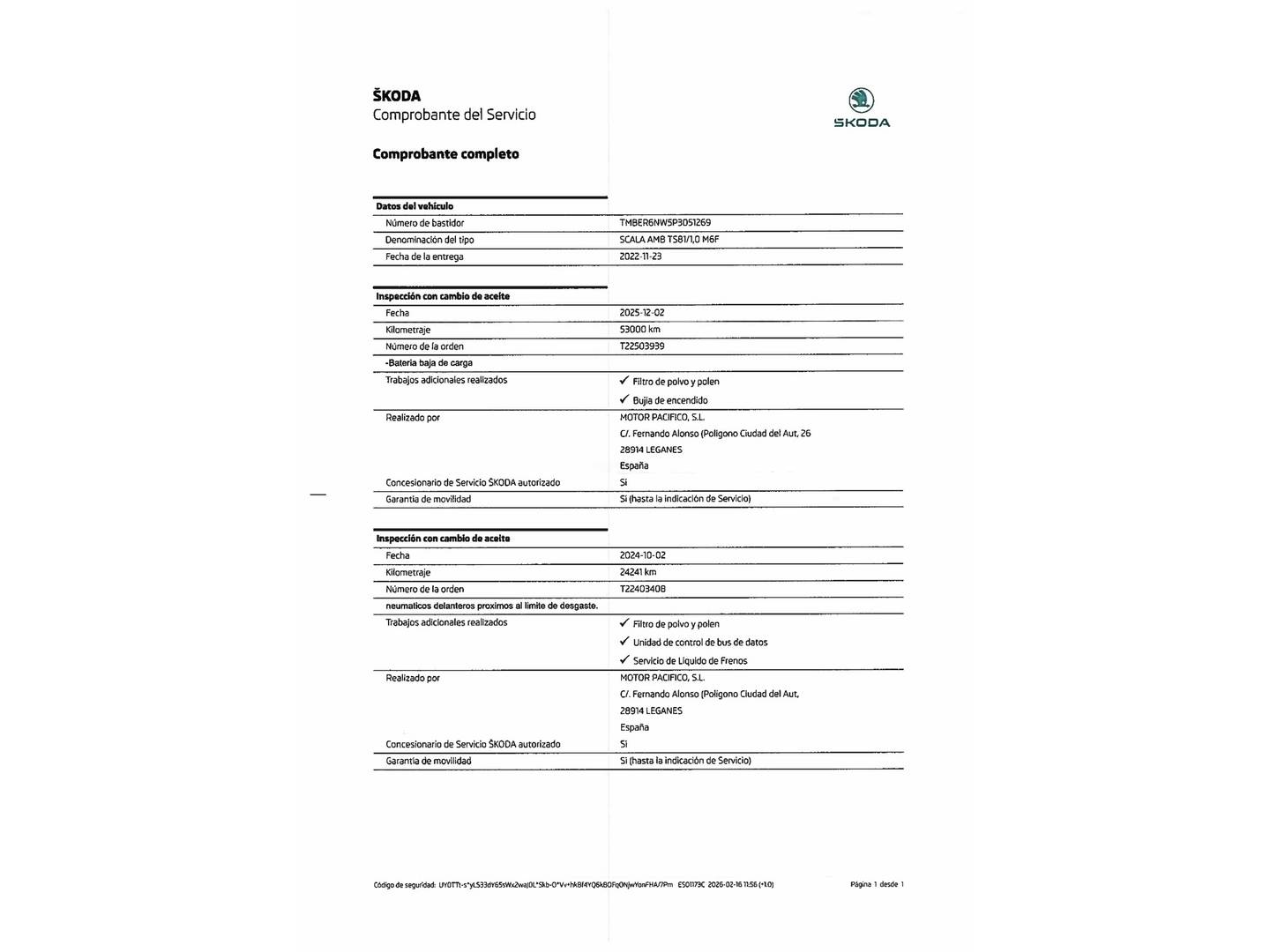 Foto Skoda Scala Skoda Scala 1.0 TSI Ambition (110 CV)