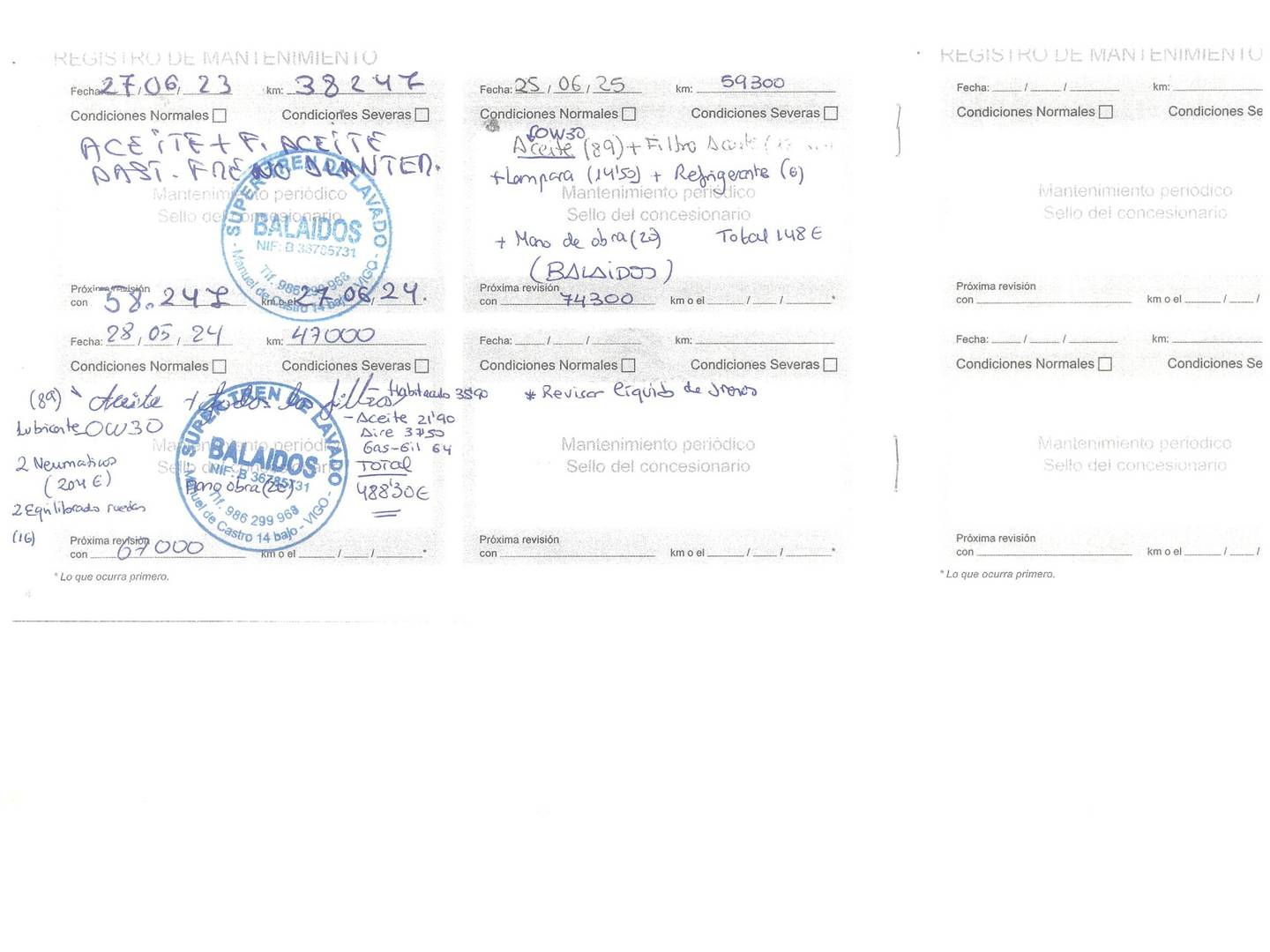Foto del mantenimiento del Citroën Grand C4 Spacetourer Citroën Grand C4 Spacetourer BlueHDi 130 S&S Feel (130 CV)
