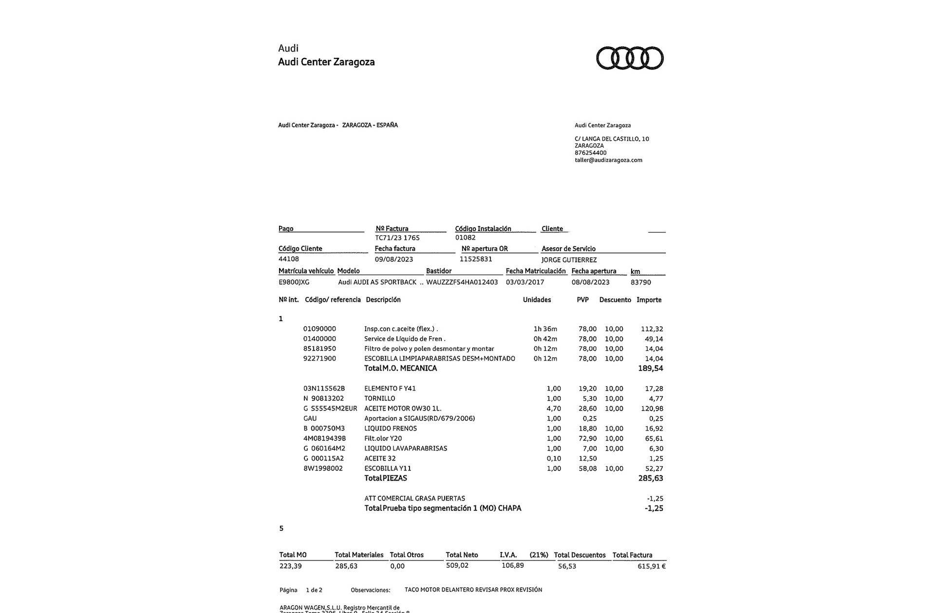 Audi A5 Sportback Sport 2.0 TDI S tronic - foto 20