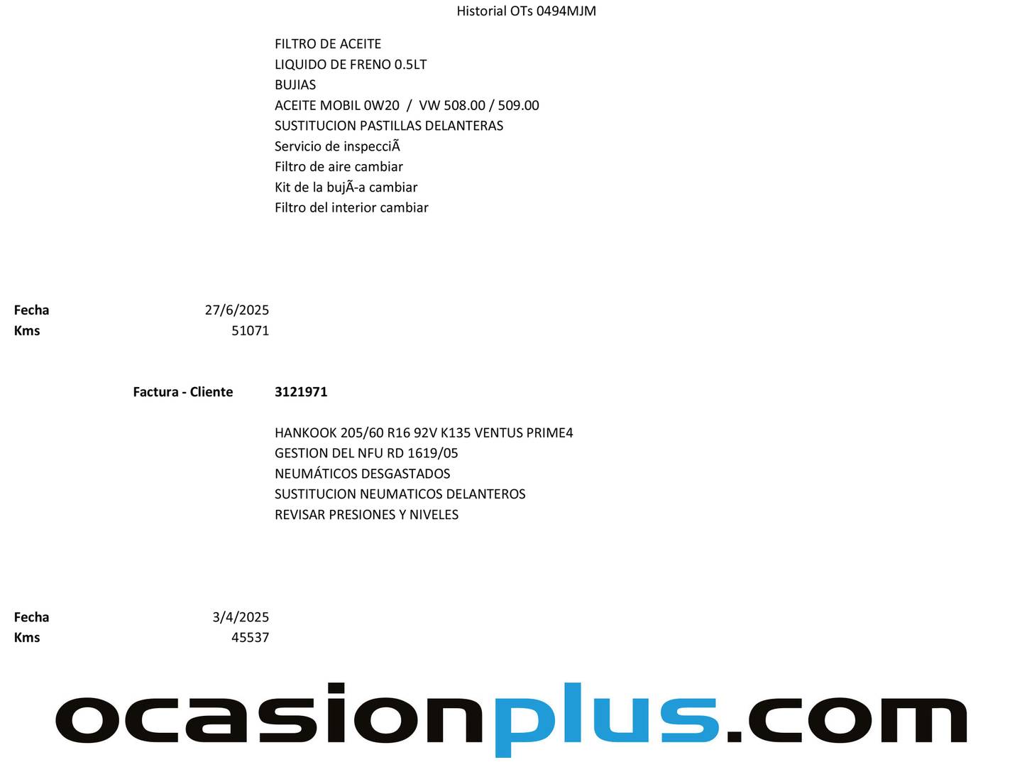 Foto del mantenimiento del Seat Arona Seat Arona 1.0 TSI Style XL (110 CV)