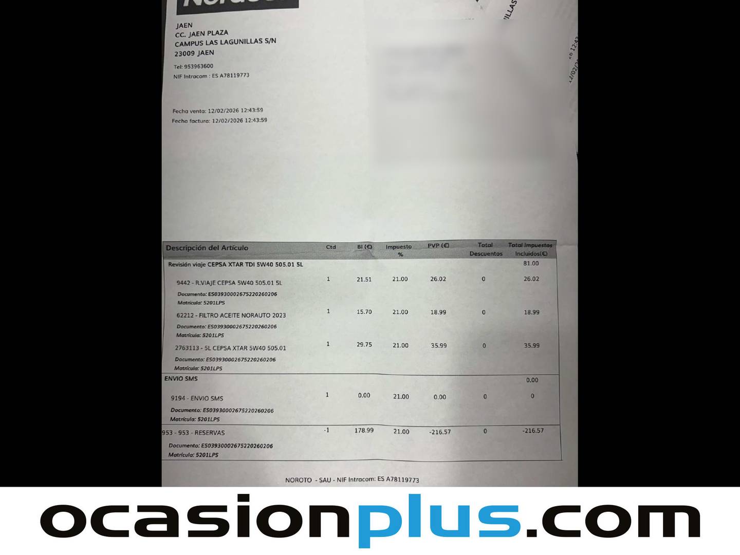 Foto del mantenimiento del Seat Ateca Seat Ateca 1.5 TSI S&S Style Go DSG (150 CV)