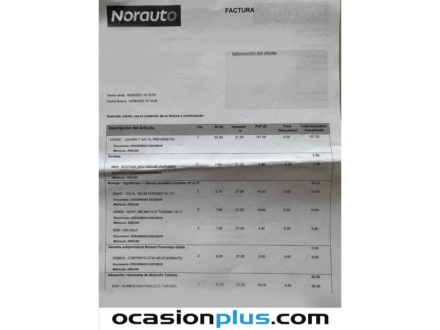 Foto del mantenimiento del Opel Astra Opel Astra 1.6 CDTi Dynamic (110 CV)
