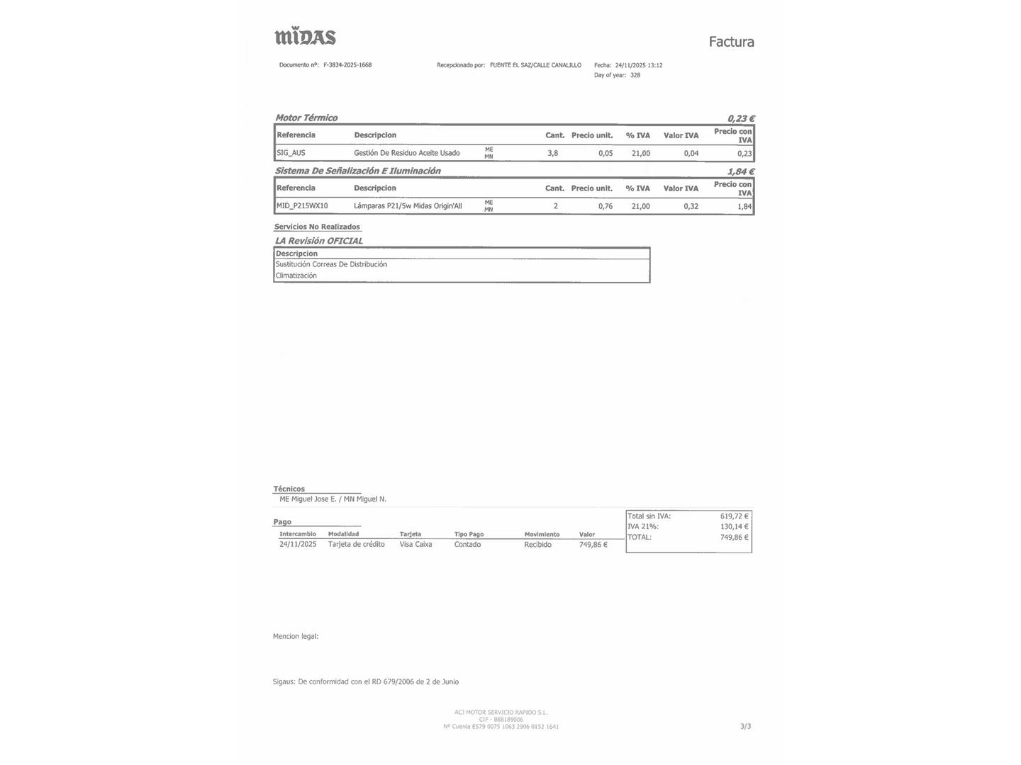 Foto del mantenimiento del Citroën C4 Cactus Citroen C4 Cactus BlueHDi 100 Shine Edition ETG6 (100 CV)