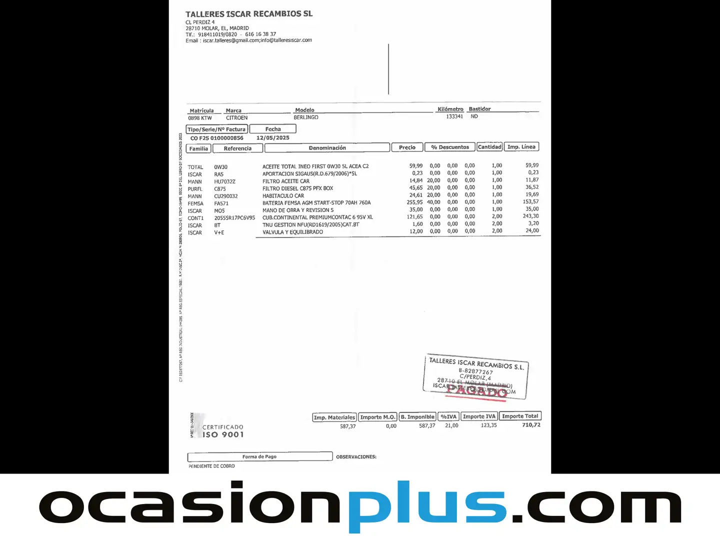 Foto Citroën Berlingo Citroen Berlingo BlueHDi 130 S&S Talla XL Shine EAT8 (130 CV) 7 Plazas