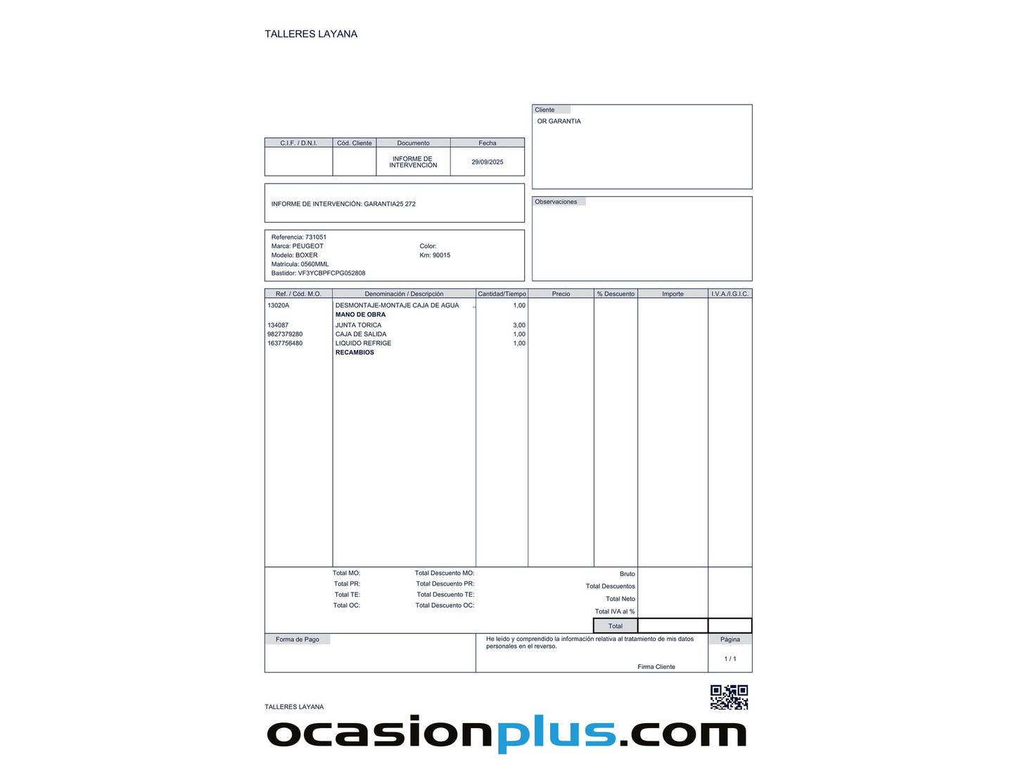 Foto Peugeot Boxer Peugeot Boxer Furgon BlueHDi 140 S&S 335 L3H2 (140 CV)