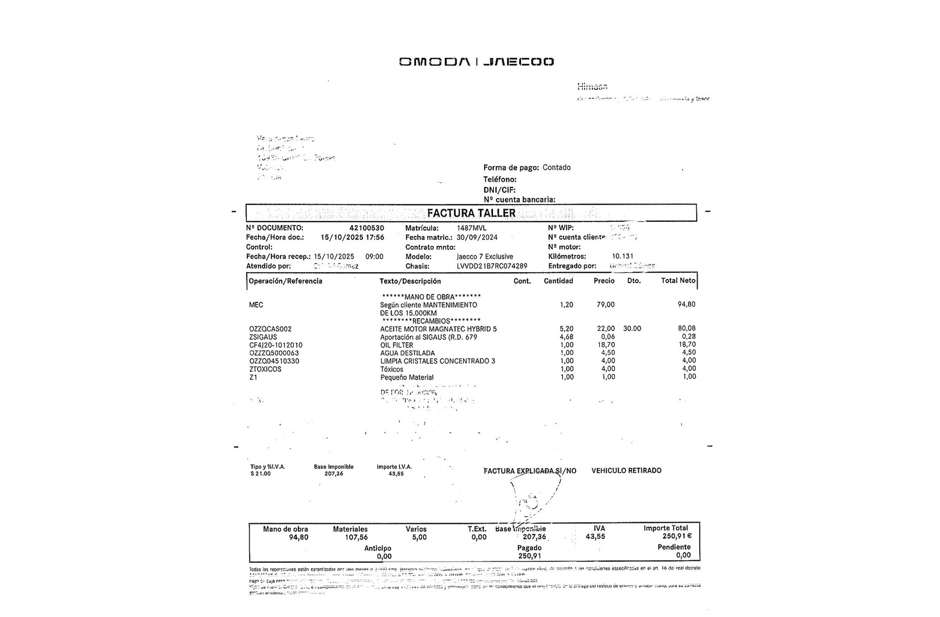 Jaecoo 7 1.6 T-GDi Exclusive AWD - foto 27