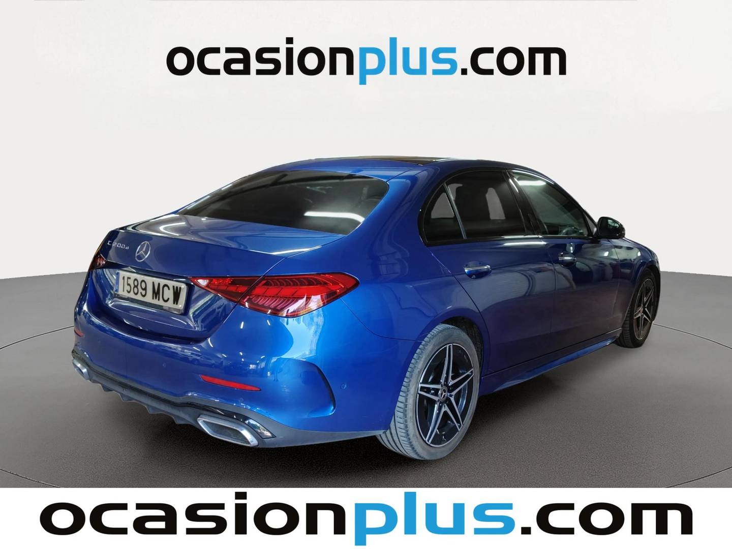 Foto trasera Mercedes Clase C Mercedes Clase C C 200 d  (163 CV) Pack AMG derecha