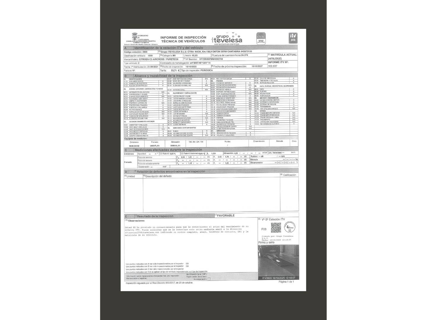 Citroën C3 Aircross Citroen C3 Aircross PureTech 110 S&S C-Series (110 CV) de segunda mano