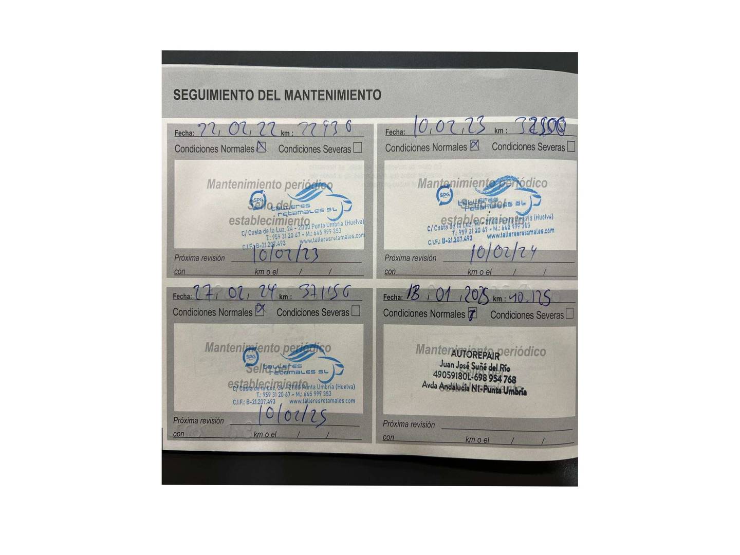 Foto del mantenimiento del Citroën C-Elysée Citroen C-Elysee PureTech 82 Shine (82 CV)