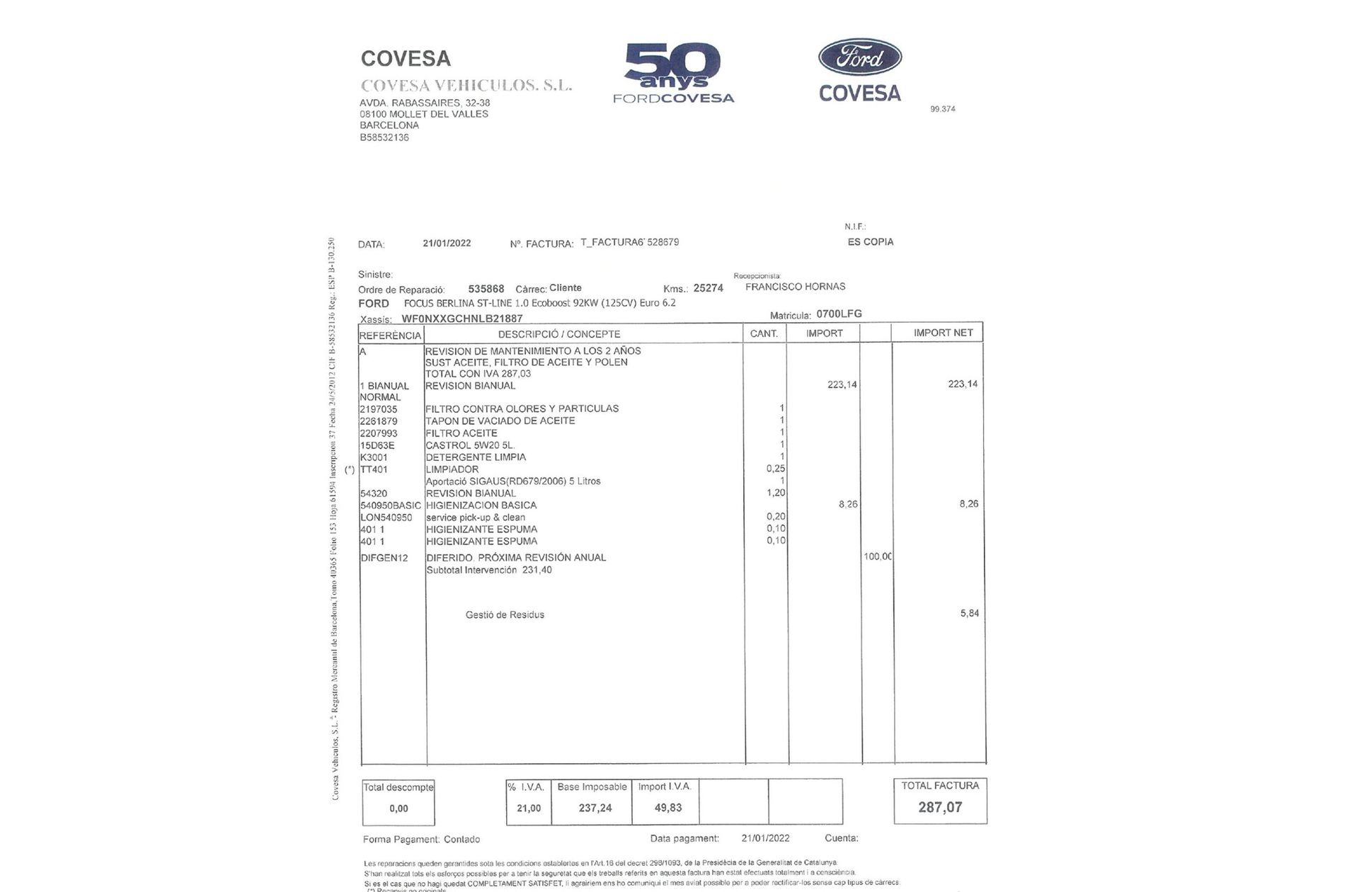 Ford Focus 1.0 EcoBoost ST-Line - foto 23