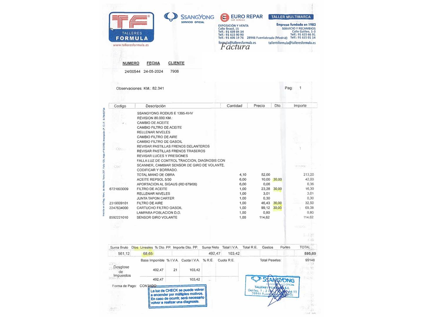Foto SsangYong Rodius Ssangyong Rodius D22T Limited (178 CV) 7 Plazas