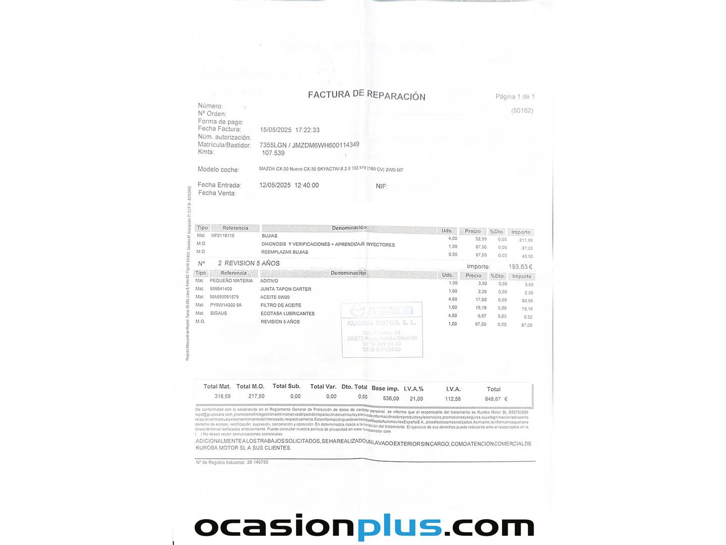 Foto Mazda CX-30 Mazda CX-30 2.0 Skyactiv-X Zenith (186 CV)