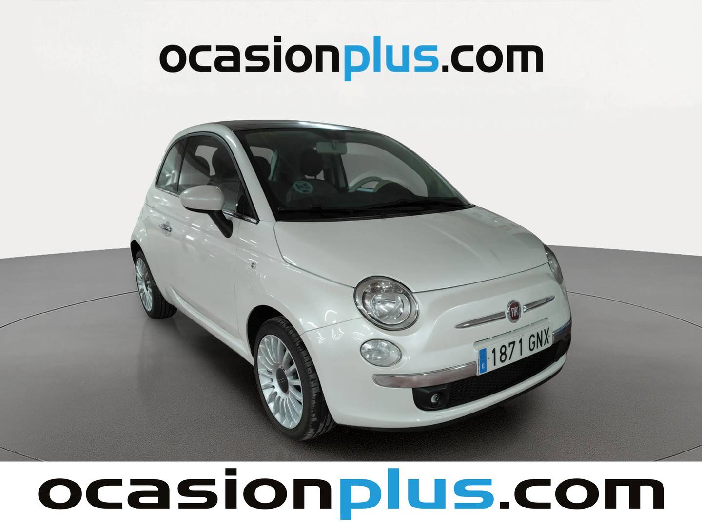 Foto delantera Fiat 500 Fiat 500 1.3 16v MultiJet Lounge (75 CV) derecha