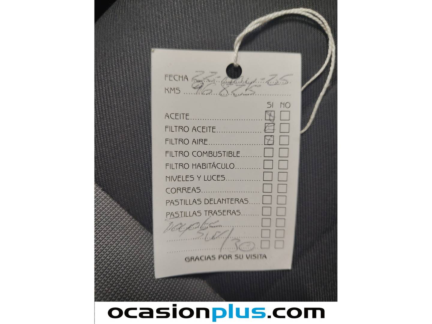 Foto del mantenimiento del Toyota Auris Toyota Auris 140H Hybrid Active (136 CV)
