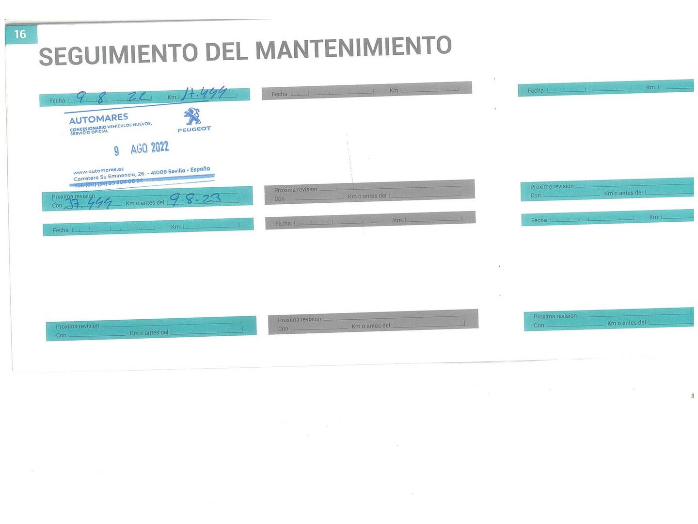 Foto del mantenimiento del Opel Astra Opel Astra Sports Tourer 1.2 Turbo SHT GS Line (130 CV)