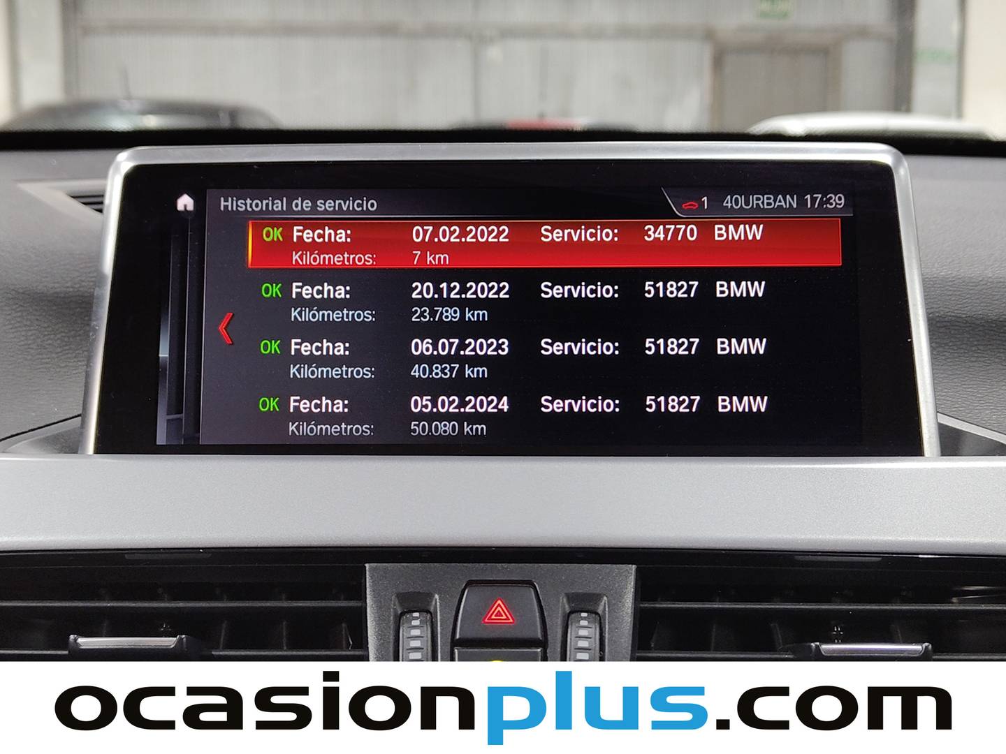 Foto del mantenimiento del BMW X1 BMW X1 sDrive18i (136 CV)