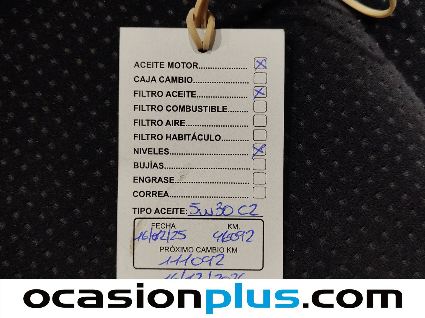 Foto del mantenimiento del Citroën C4 Citroen C4 1.6 HDI Collection (92 CV)