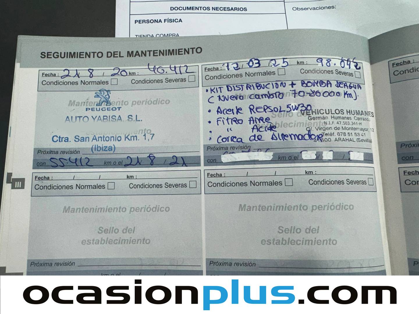 Foto del mantenimiento del Peugeot 5008 Peugeot 5008 1.2L PureTech S&S Active (130 CV) 7 Plazas
