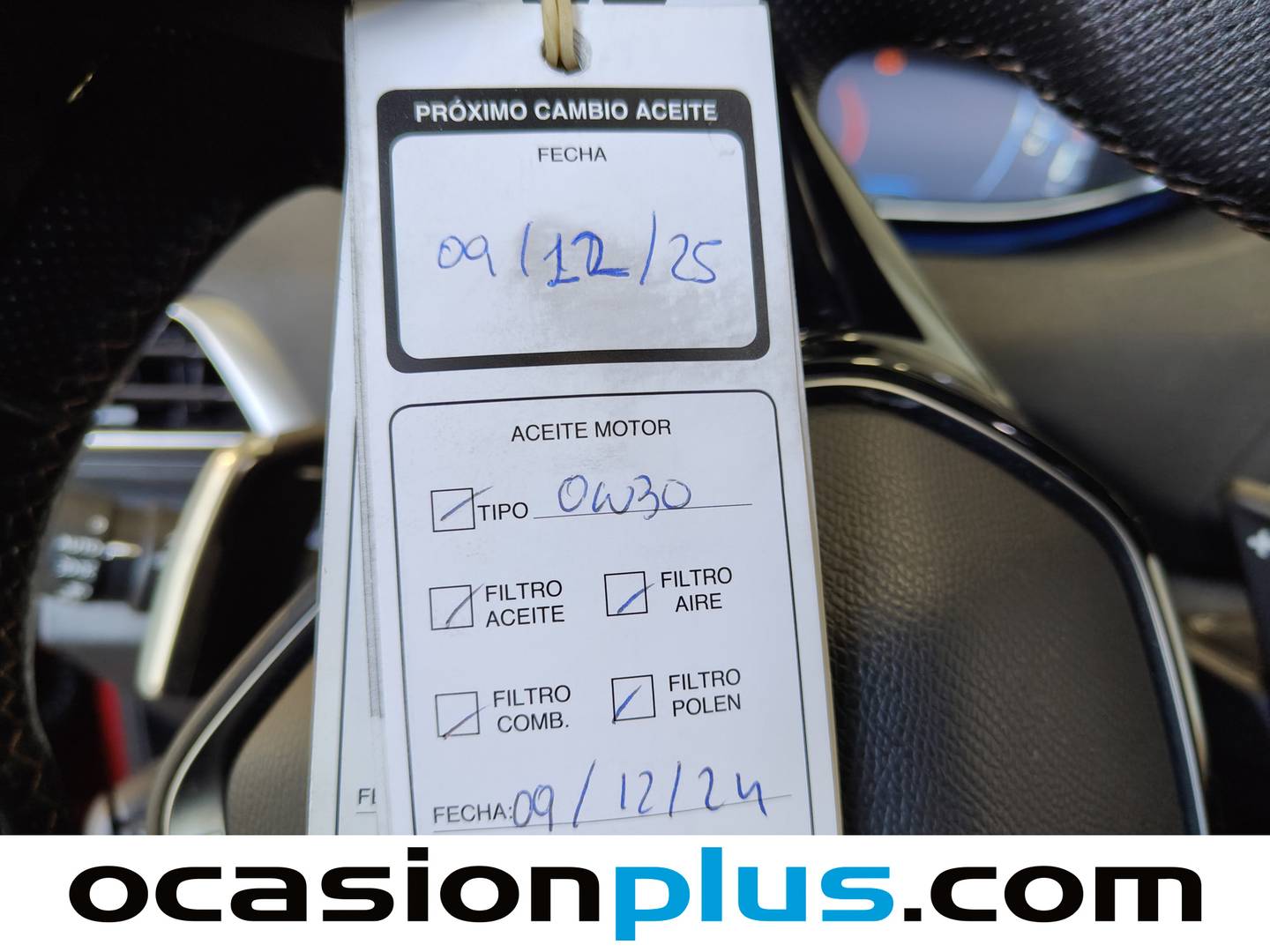 Foto del mantenimiento del Peugeot 3008 Peugeot 3008 BlueHDI 180 S&S GT EAT8 (180 CV)