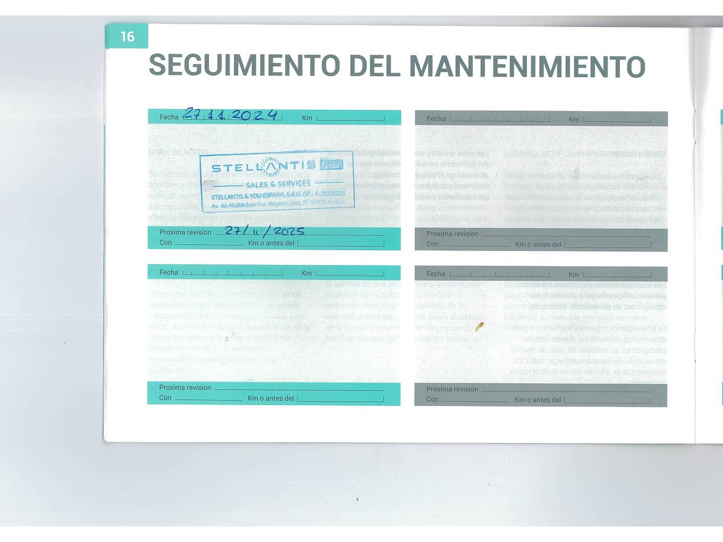 Foto del mantenimiento del Citroën Berlingo Citroën Berlingo BlueHDi 130 S&S Talla M Max Auto (130 CV)