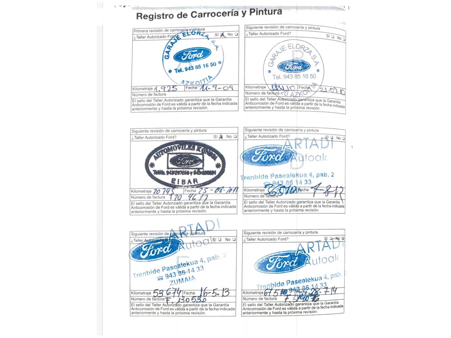 Foto del mantenimiento del Ford Fiesta Ford Fiesta 1.4 TDCI Ambiente (68 CV)