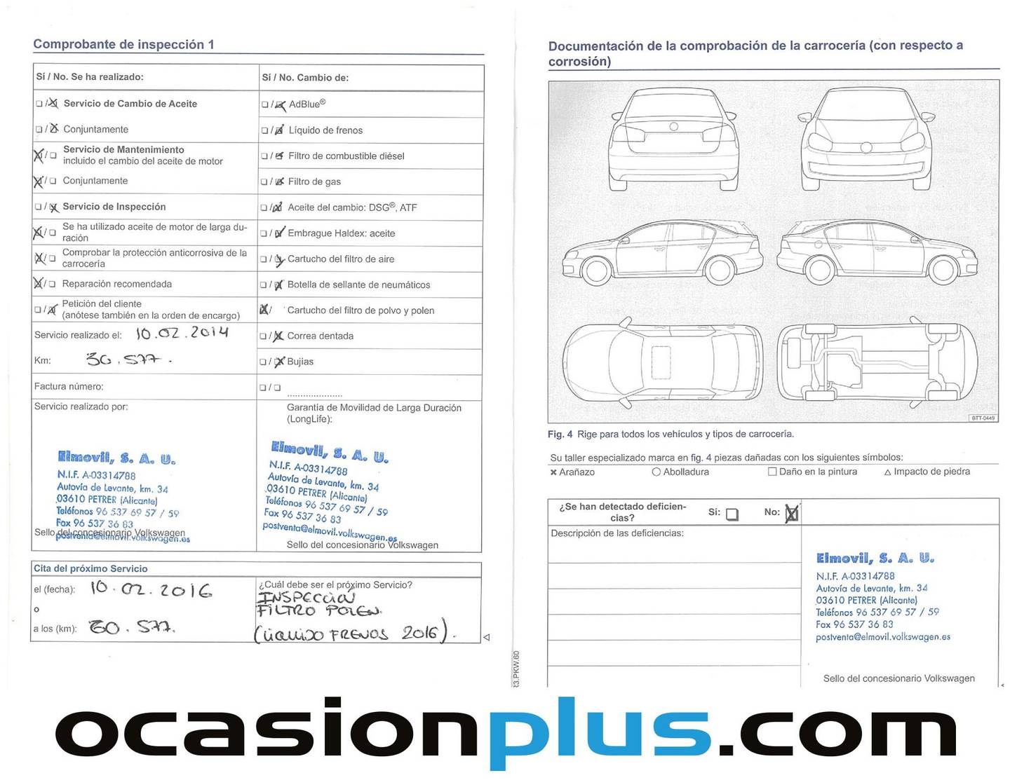 Foto del mantenimiento del Volkswagen Polo Volkswagen Polo Advance 1.6 TDI (90 CV)