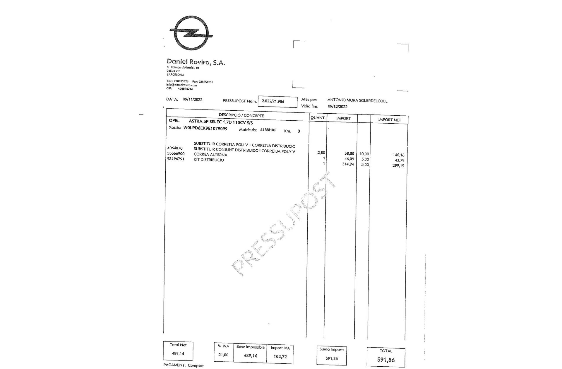 Opel Astra 1.7 CDTI Selective - foto 18