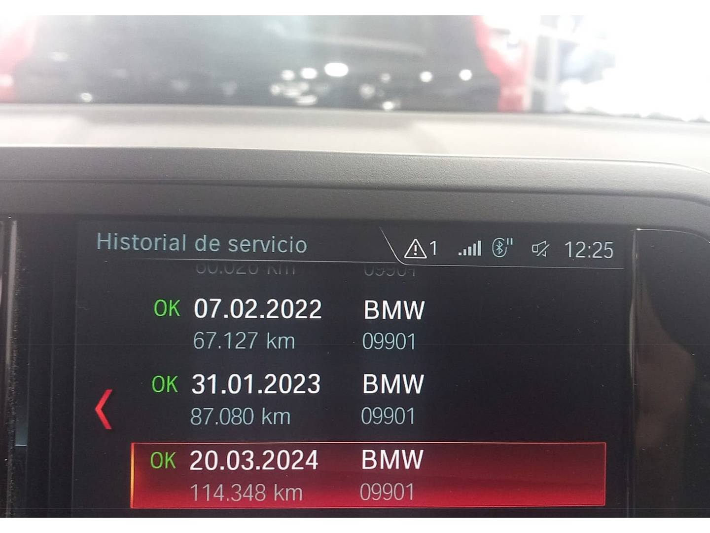 Foto del mantenimiento del BMW X3 BMW X3 xDrive20d (190 CV)