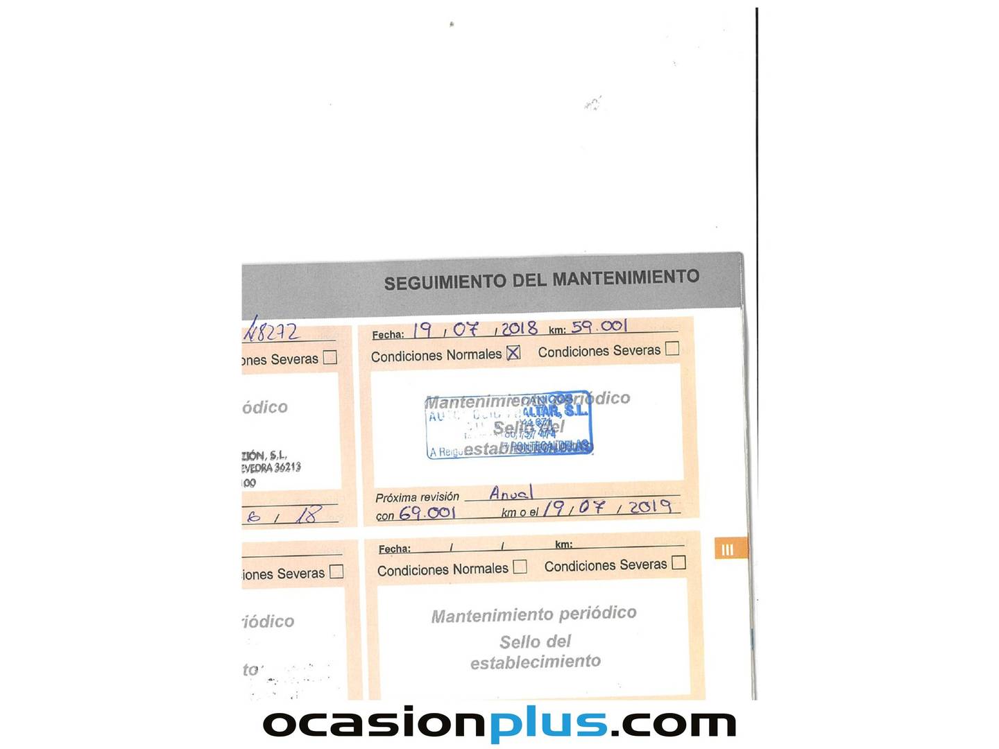 Foto del mantenimiento del Citroën Grand C4 Picasso Citroën Grand C4 Picasso BlueHDi 150 Airdream Intensive (150 CV) 7 Plazas