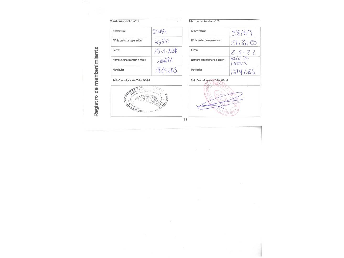 Foto del mantenimiento del KIA Sportage KIA Sportage 1.6 MHEV Concept 4x2 (115 CV)