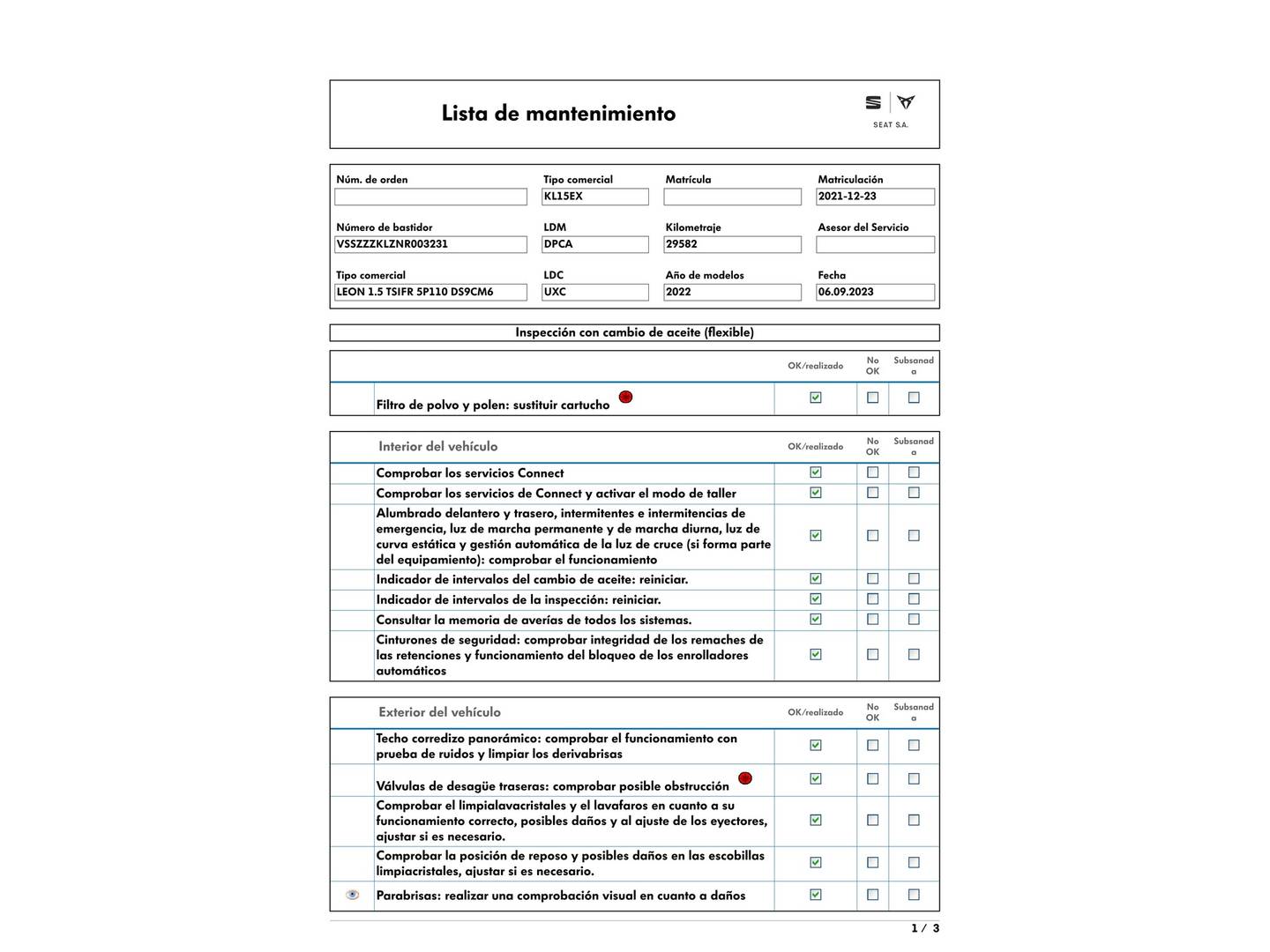 Foto Seat León SEAT León 1.5 TSI S&S FR Go L (150 CV)