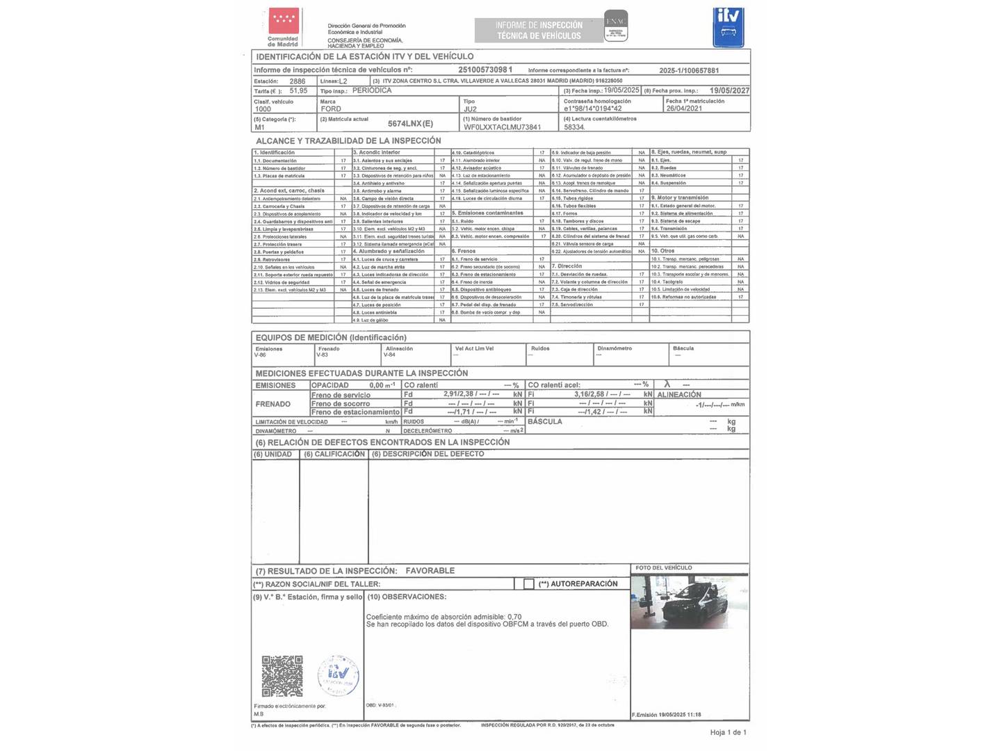 Ford Tourneo Courier Ford Tourneo Courier 1.5 TDCi Sport (100 CV) de segunda mano