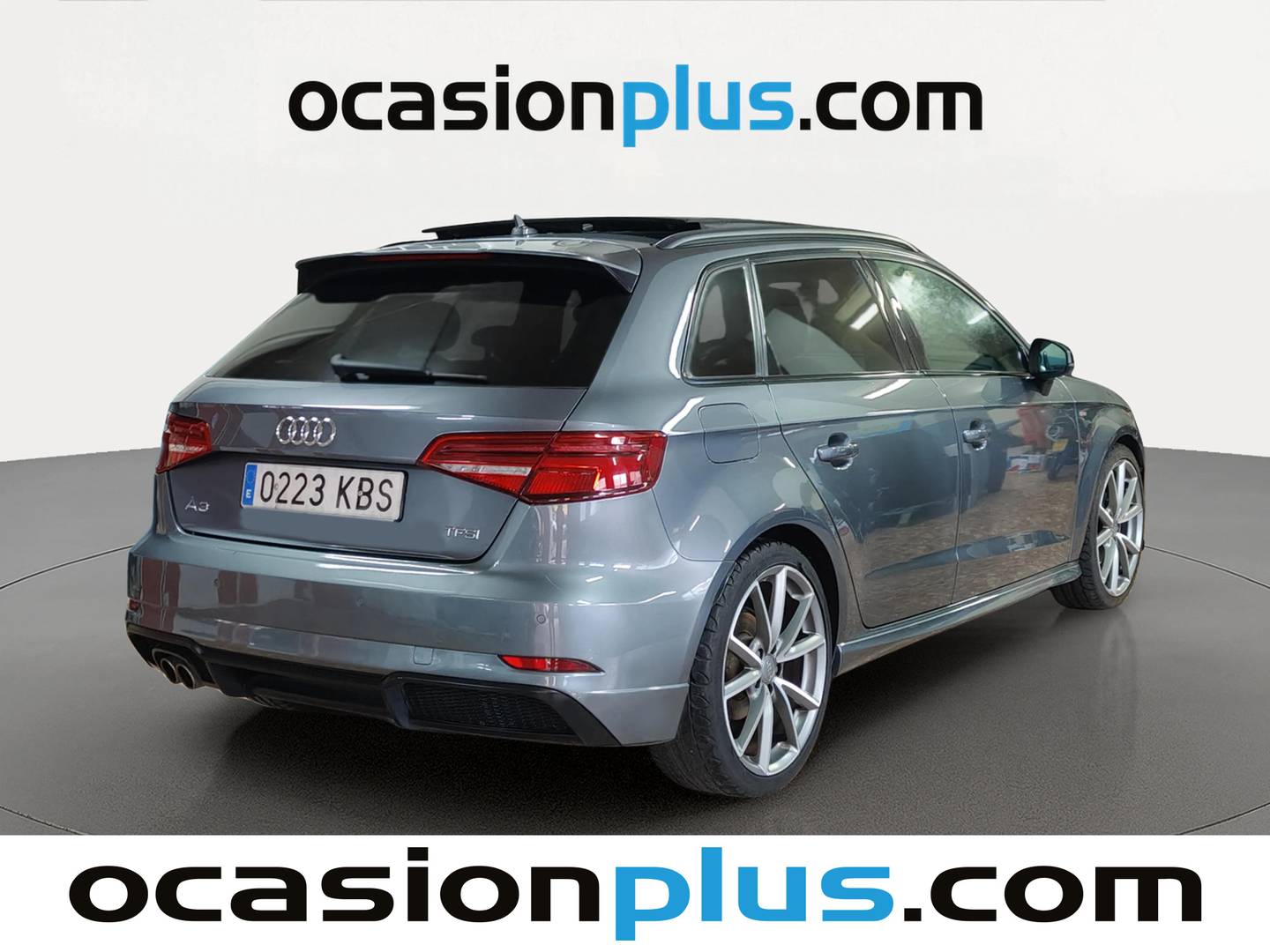 Foto trasera Audi A3 Audi A3 Sportback Black line edition 2.0 TFSI (190 CV) derecha