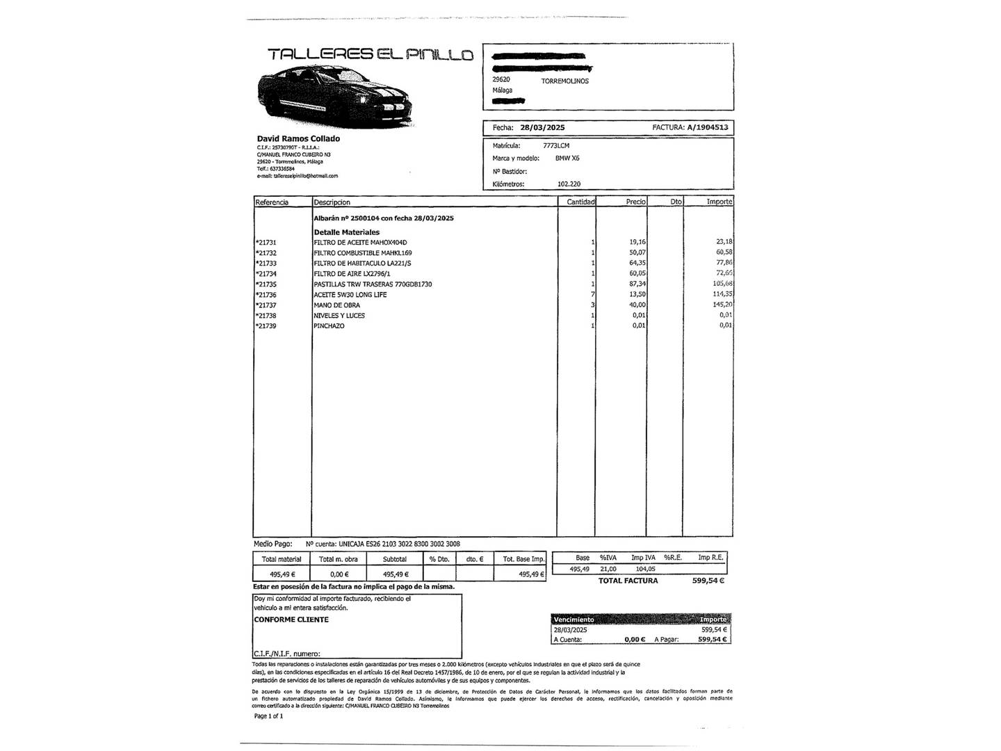 Foto BMW X6 BMW X6 xDrive30d (258 CV)