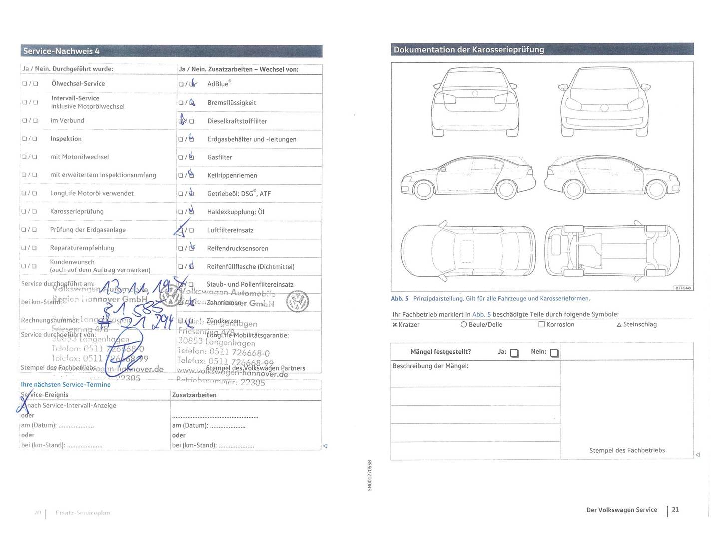 Foto del mantenimiento del Volkswagen Golf Volkswagen Golf GTD 2.0 TDI BMT (184 CV)
