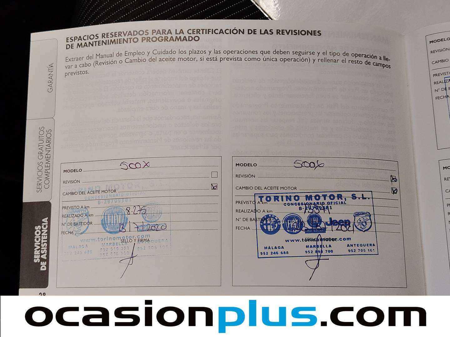 Foto del mantenimiento del Fiat 500X Fiat 500X 1.3 Firefly S&S Cross T4 DCT (150 CV)