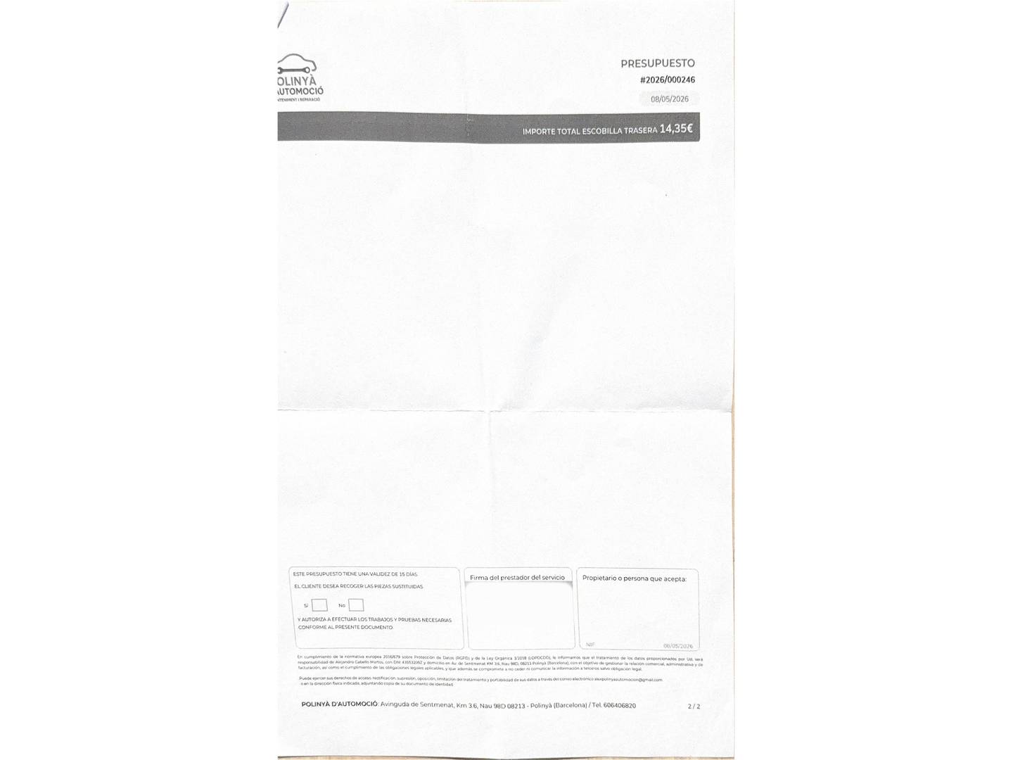 Foto del mantenimiento del Volkswagen Polo Volkswagen Polo Sport 1.2 TSI BMT (110 CV)