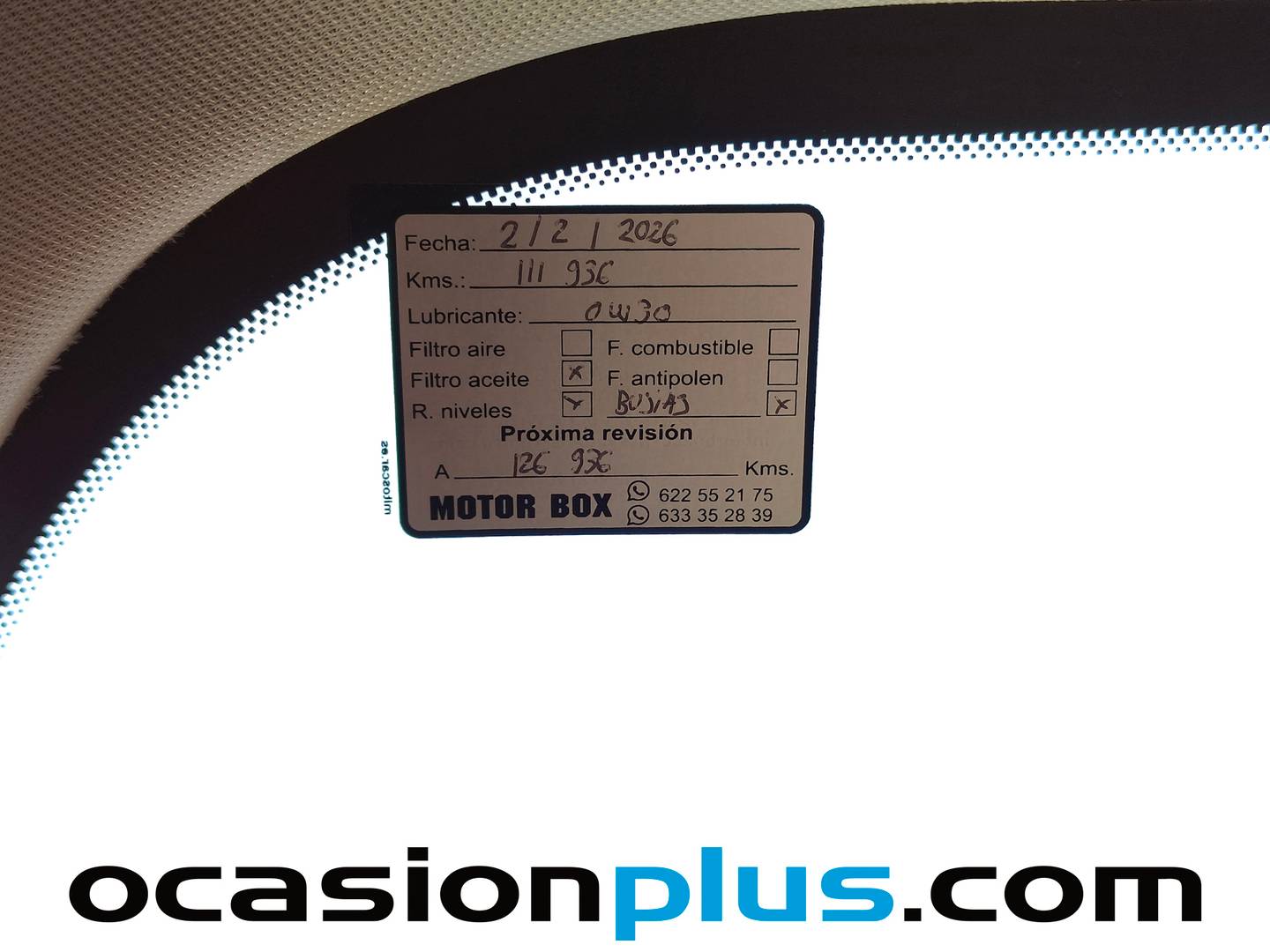 Foto del mantenimiento del Peugeot 2008 Peugeot 2008 PureTech 100 S&S Allure (100 CV)