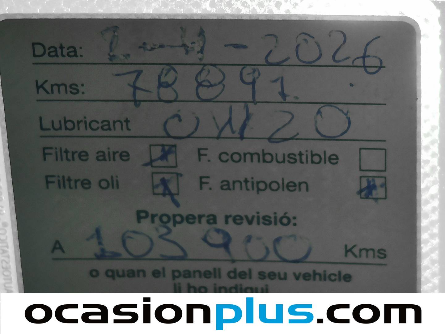 Foto del mantenimiento del Renault Clio Renault Clio Zen Blue dCi (115 CV)