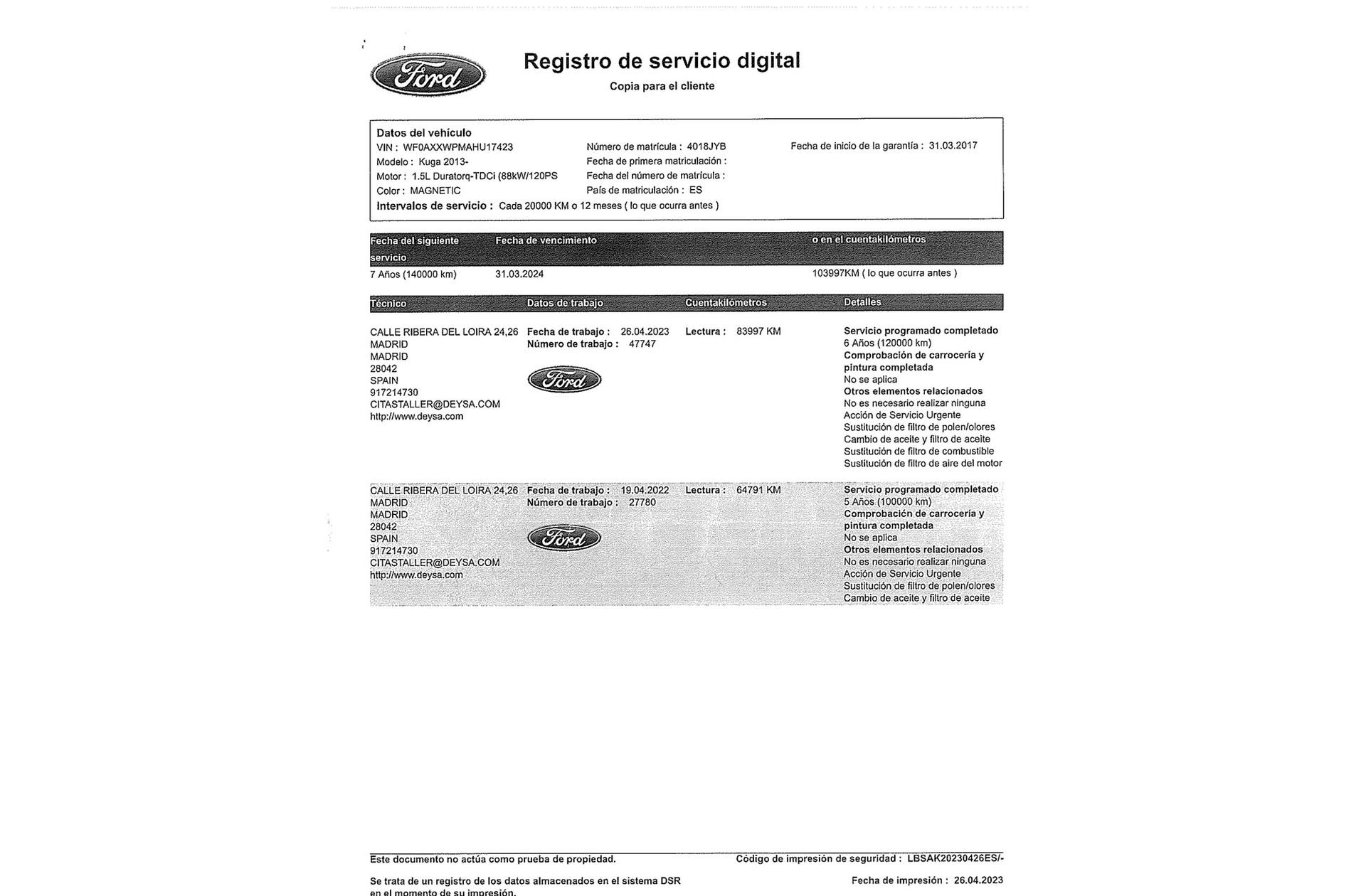Ford Kuga 1.5 TDCi Titanium 4x2 - foto 24