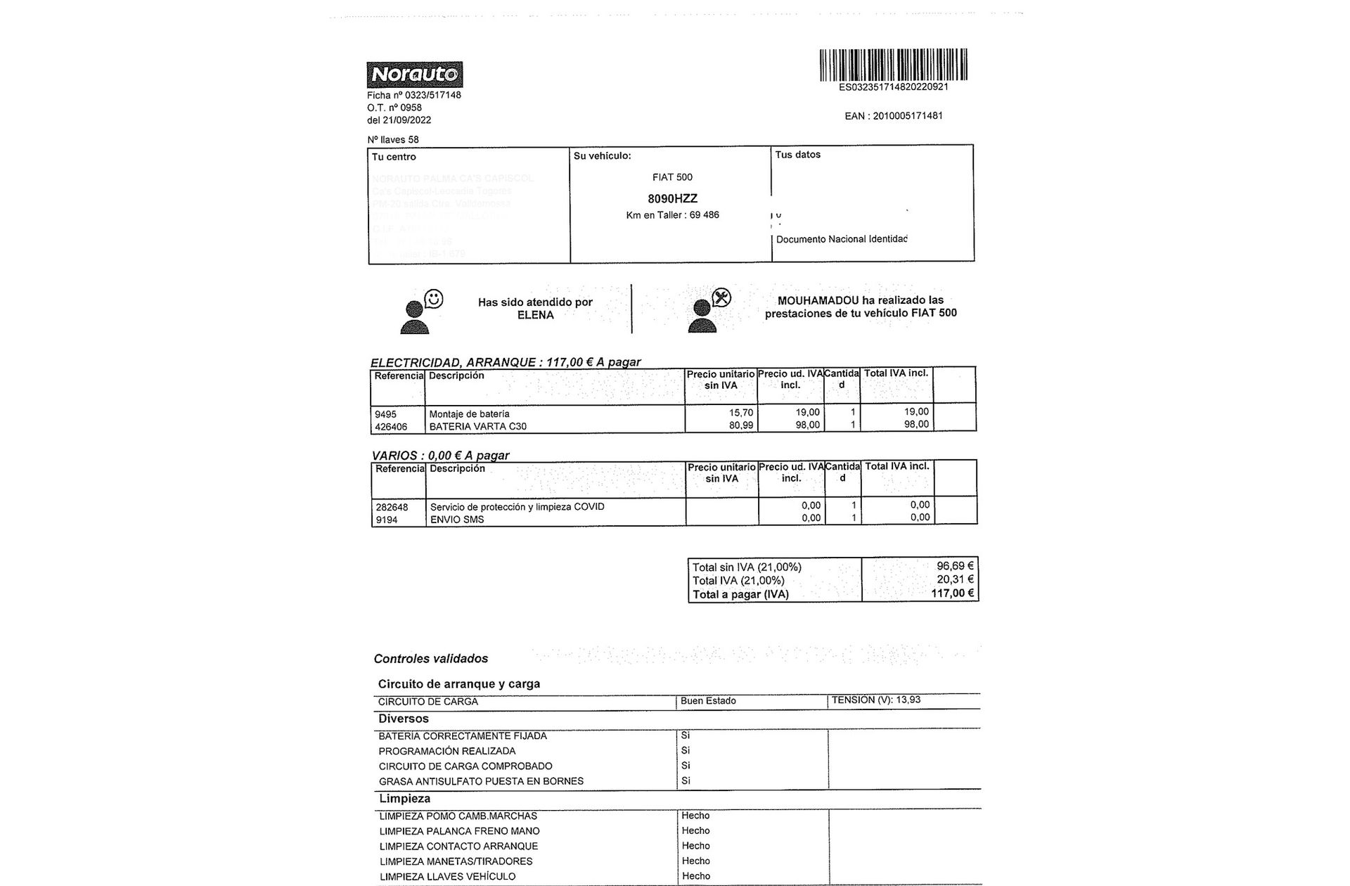 Fiat 500 1.2 Lounge - foto 16