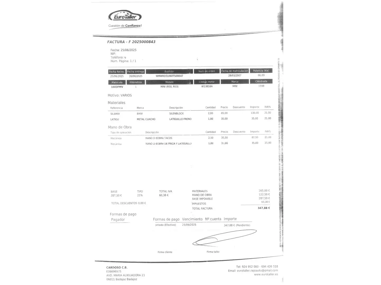 Foto Mini MINI MINI MINI Cabrio One (90 CV)