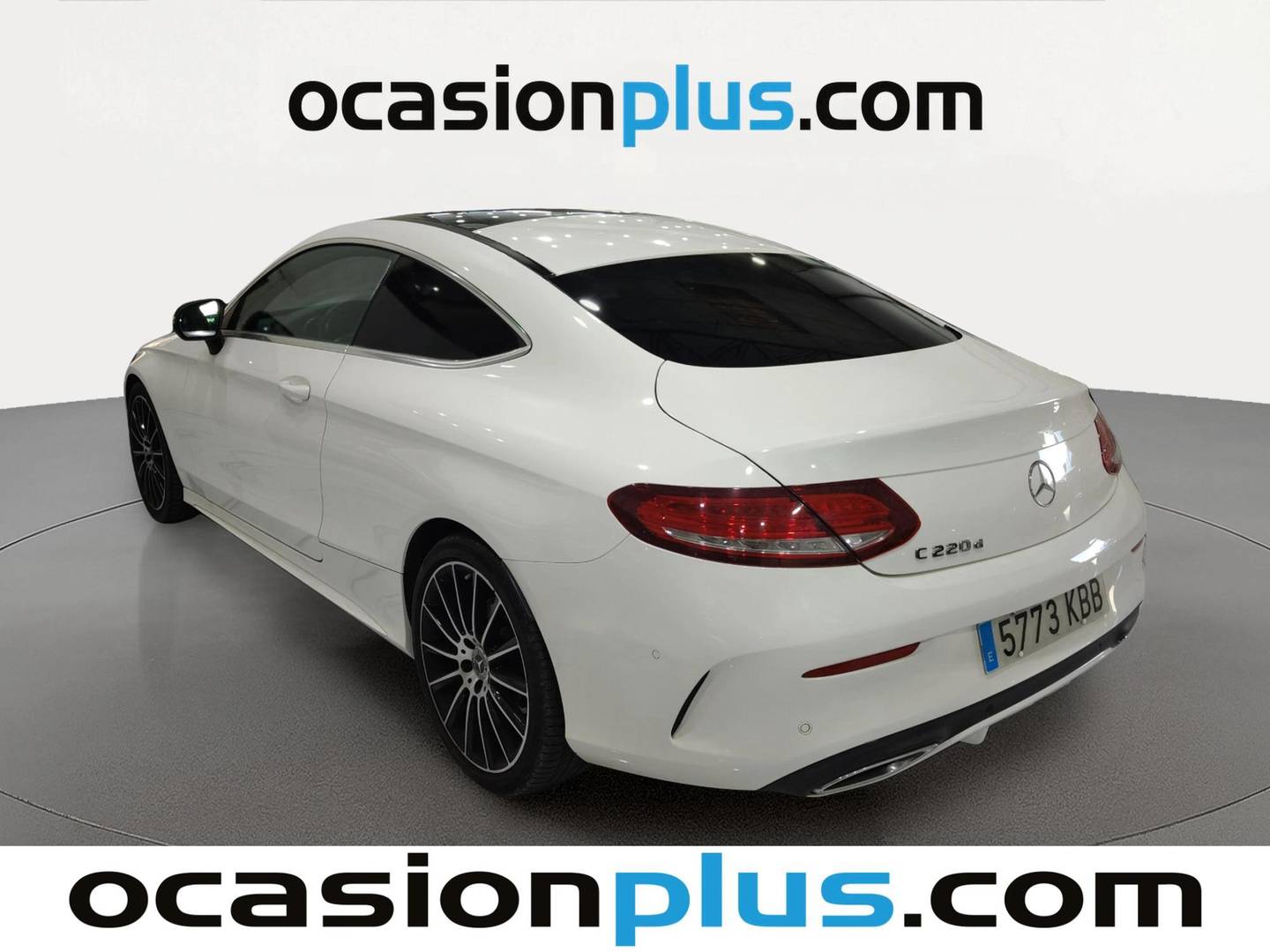 Foto trasera Mercedes Clase C Mercedes Clase C Coupe 220 d (170 CV) PACK AMG izquierda