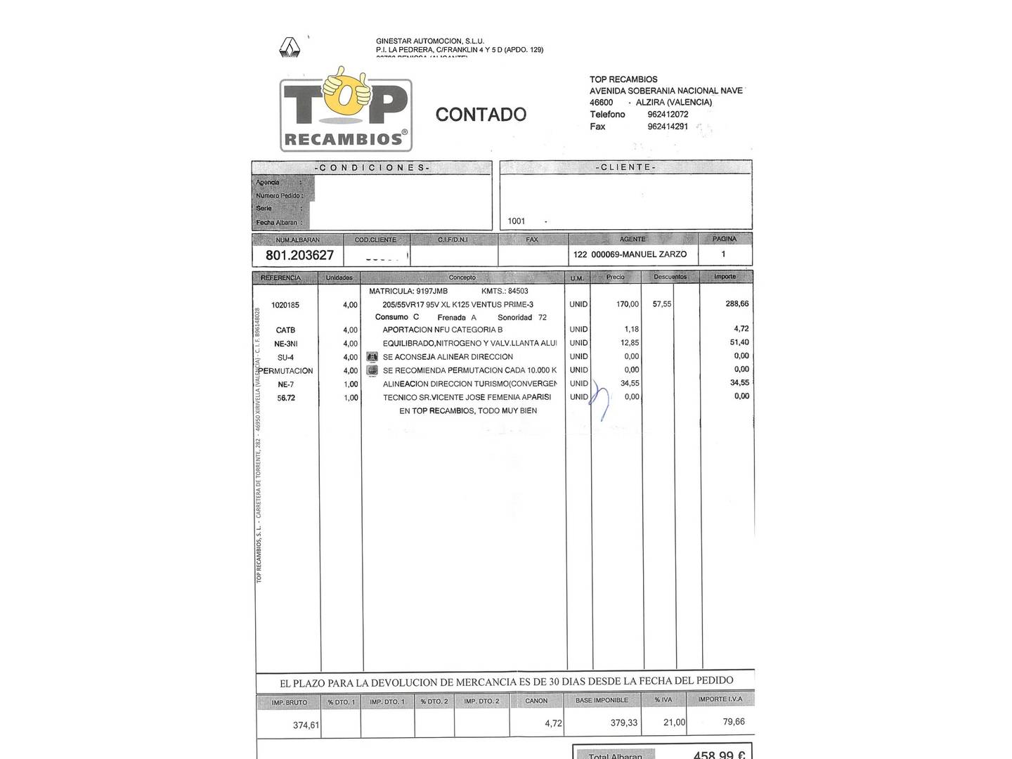 Foto del mantenimiento del Renault Captur Renault Captur Zen Energy dCi (90 CV) EDC