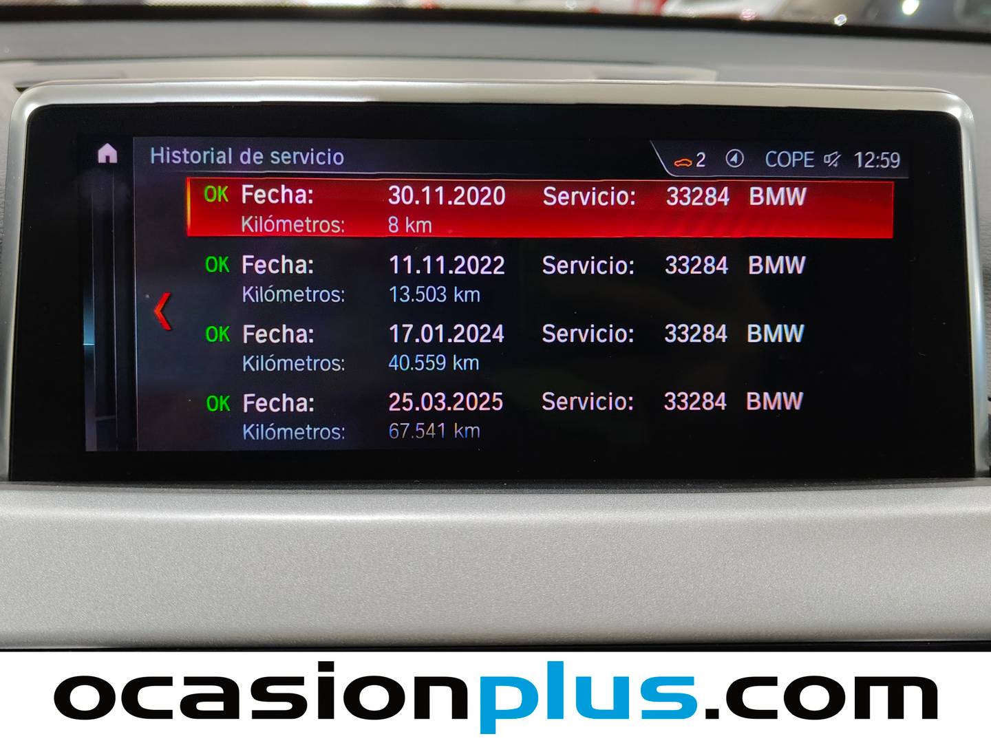Foto del mantenimiento del BMW X1 BMW X1 sDrive18i (140 CV)