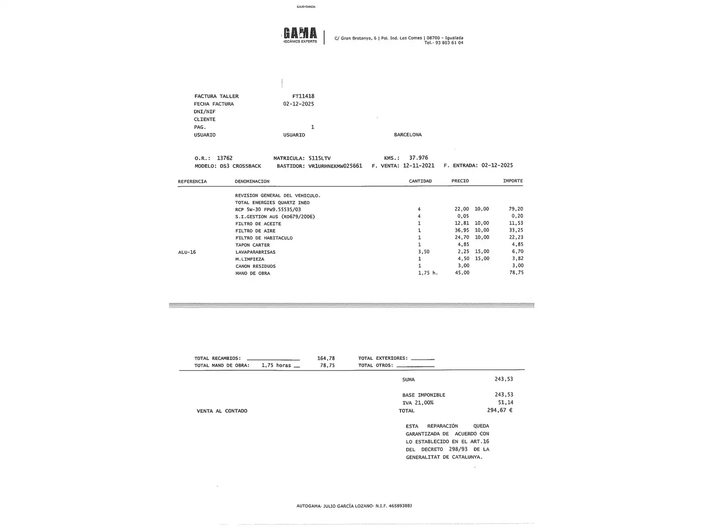 Foto DS DS 3 Crossback DS DS3 Crossback PureTech 100 So Chic (100 CV)